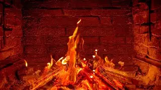 🔥1 Hour Cozy Fireplace🔥Fire Crackling Sound