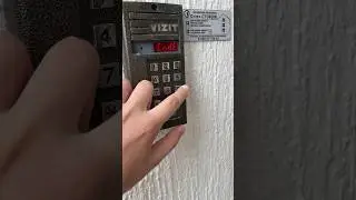 Код для домофона VIZIT Safe Home BVD 343. #домофон #vizit #код #геленджик