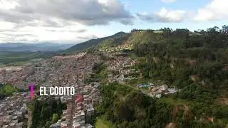 VOLANDO EN DRONE 4K  - BOGOTA- EL CODITO-CERROS NORORIENTALES- COLOMBIA