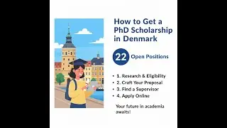 How to Get a PhD Scholarship in Copenhagen, Denmark! 22 Open Positions