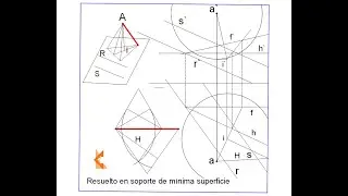 Obtención de arista de tetraedro regular.