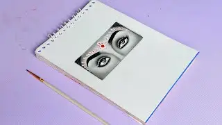How to draw bride eyes step by step  #eyesdrawing #easyartchannel #painting #easy #brideeyes