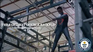 Farthest Double Backflip Between Hanging Ropes! | A World Record Holder's WHY