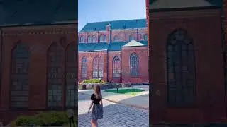 Beautiful St. Peter&rsquo;s Church in Riga, Latvia. #riga #latvia #oldtown #church #medieval #travelvlog
