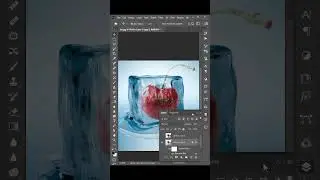 Realistic ice | Blending in Photoshop | #photoshoptutorial | #shrots