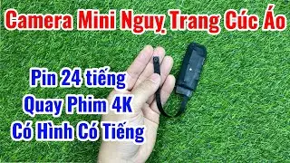 Camera Siêu Nhỏ Không Dây S400 - Pin 24 Tiếng - Quay Phim 4K 1080P Siêu Nét Truyền Hình Ảnh Từ Xa