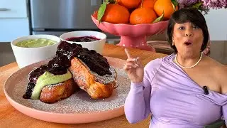 Chef Lovely's Matcha and Blueberry French Toast!