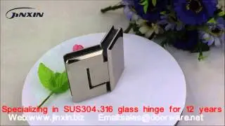 Jinxin harware - stainless steel 135 degree glass clamp, glass hinge, door holder, mirror light