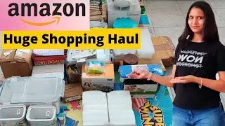 Huge Amazon Kitchen Haul 2021 - Must Have Products | Useful Kitchen Organizer Shopping Haul |