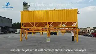 Popular horizontal cement silo!