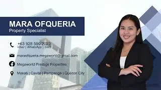 Your Trusted Property Specialist, Mara Ofqueria +63 928 590 2023