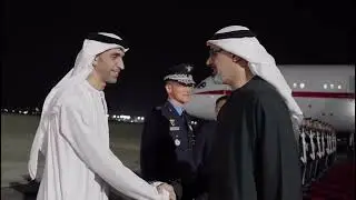 Sheikh Khalid bin Mohammed bin Zayed Prince of Abu Dhabi arrives in the Republic of Korea 