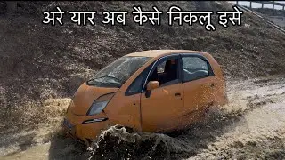 How to rescue ur car in mud | mudding with nano 