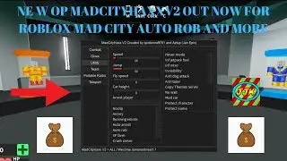 NEW OP MAD CITY GUI OUT NOW WITH AUTO ROB AND MORE (NEW UPDATED GUI FOR ROBLOX OUT NOW)