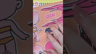Kpop Demon Hunters Sticker Book DIY #mira #huntrix #asmr