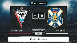 CD Mirand&eacute;s - CD Tenerife MD32 X1900