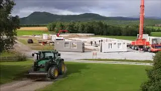 Ferdig fjøs på seks måneder