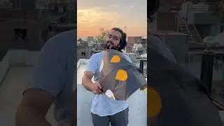 Kite Flying FAIL ❌ | Kite flying from rooftop | #kite #kiteflying