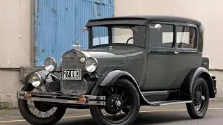 1928 Ford Model A 2 Door Classic Car Walkaround American Icon!