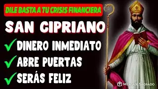 (MILAGROSA) Oración a San Cipriano para superar crisis económicas💲🙌🏻👈🏻