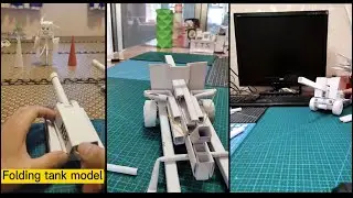 funny origami tank ( Diy craft)