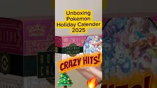 🎁 Pok&eacute;mon Holiday Calendar Unpack | CRAZY Hits 🎄🔥 #shorts