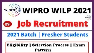 Wipro wilp 2021 - wipro off campus Recruitment 2021 | wipro wilp phase 2 | off campus drive for 2021