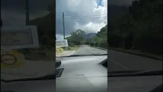 🇰🇳Driving,  CottonGround (Nevis )on  island mainroad ,saw Horses  #caribbeanvlogger  (clips)