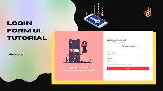 HTML CSS Tutorial - Login Form UI Tutorial | React Tutorial