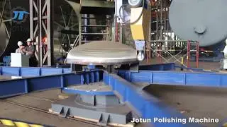 Jotun heavy duty polishing machine for dished head external surface- dished head polishing machine