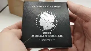 APMEX 1oz silver bar order unboxing and 2021-D Morgan with some scrap gold 5/22/23