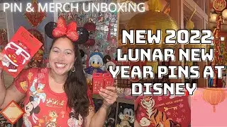 NEW 2022 Lunar New Year Mystery Pins Unboxing & New Festival Merch | HAPPY CHINESE NEW YEAR!