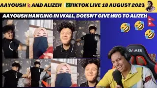 ALIZEH 🥷 CAME TO HUG AAYOUSH AND AAYOUSH PANICS, BECOMES CHIPKILY IN WALL  😂😂😂 | Reaction Video