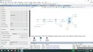 DWSIM: Flash Column, a simple flow sheet development