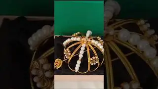 Beautiful White Pearl Hair Jewelry Bridal Hair Pin Juda😍💯#shorts #hairjuda #trending