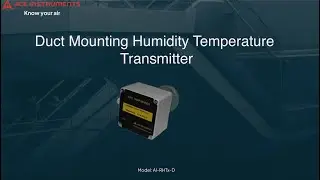 Duct Mounting Humidity Temperature Transmitter | HVAC Duct Humi-Temp Sensor | Ace Instruments