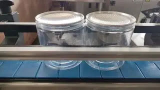 #Fully automatic #plastic can #closing machine, #easy open aluminum foil #sealing machine factory