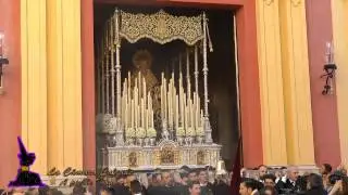 A PIE DE TRONO 2015: PENAS. SALIDA. MARCHA: VIRGEN DE LAS PENAS (A. PATIÓN). SEMANA SANTA DE MÁLAGA