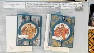 MAKE IT DIFFERENT  with A CHILD IS BORN NO 2 CARD with Seasons of Elegance DSP & nette