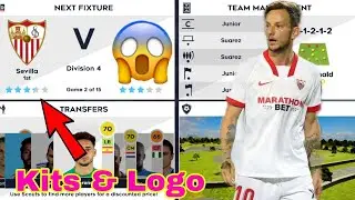 Make Sevilla FC Kits & Logo 2021/2022 | Dream League Soccer 2021
