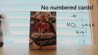 Opening a 2025 Prizm football blaster box