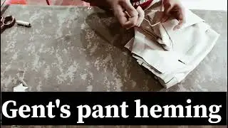 Gent's Pant Hemming | Perfect Finishing Tips | MT Fashion & Boutique