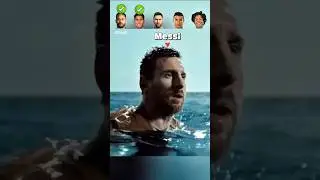 Neymar vs Hakimi vs Messi vs Ronaldo vs IShowSpeed - Water Challenge