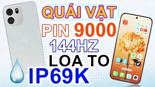 Trải nghiệm OnePlus Turbo 6V: PIN KHỦNG 9000 mAh, AMOLED 144HZ, IP69K, LOA TO...