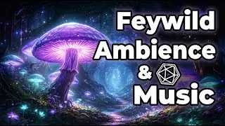 Feywild Forest Soundscape with Magical Chimes | D&D Ambience for Rest & Concentration