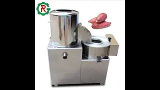 Commerical Sweet Potato Washer Peeler Cutter Slicer Shred Machine