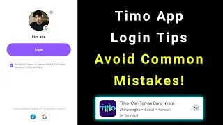 How to Log in Timo App
