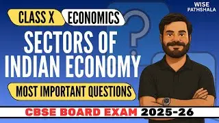 Sectors of Indian Economy Most Important Question (MIP) Class 10 Economics NCERT Chapter 2