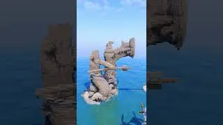 Minecraft Poseidon Nether Portal Design Build Timelapse  #minecraft #minecraftbuilding