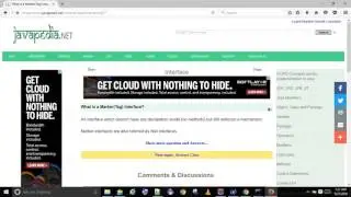 What is a Marker(Tag) Interface? | javapedia.net